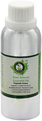 Aniseed Essential Oil | Pimpinella Anisum | Aniseed Oil | for Baking | Pure Aniseed Oil | for Cooking | 100% Pure Natural | Steam Distilled | Therapeutic Grade | 1250ml | 42oz by R V Essential