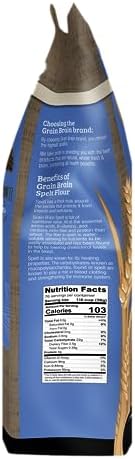 Grain Brain Organic Whole Spelt Flour (5 lb)