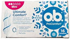 o.b. Comfort Pads Mini 16 Pieces