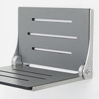 Seachrome SHAF-185155-PGS-S-SL Shower, Grey Seat with Silver Frame