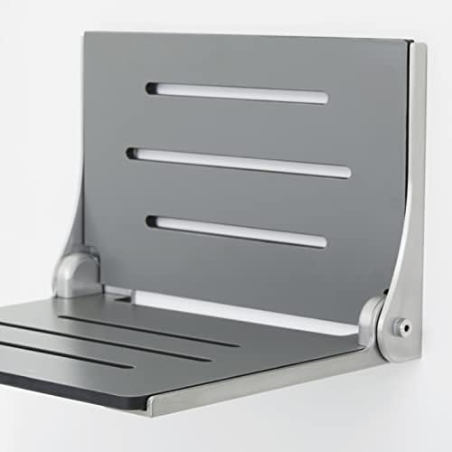 Seachrome SHAF-185155-PGS-S-SL Shower, Grey Seat with Silver Frame