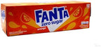Fanta Zero Sugar Orange Soda, 12 Pack