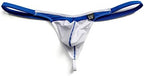 COMLIFE Men's Low Waist Ice Silk G-String Thongs Underwear Bulge Pouch T-Back Lingerie Thongs Underwear