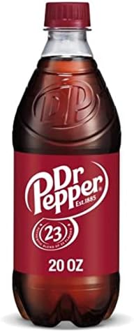 Dr. Pepper Soda, 20 oz Bottle - Pack of 12