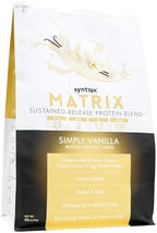 Syntrax Nutrition Matrix - Sustained-Release Protein Blend, Simply Vanilla 5 lbs. Real Vanilla Bean Specks