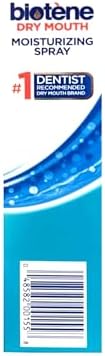 Biotene Moisturizing Dry Mouth Spray, Moisturizing Spray for Dry Mouth and Bad Breath, Gentle Mint - 1.5 fl oz (Pack of 4)
