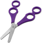 Ashton and Wright - Children's Double Hole Training Scissors - Purple - Right Handed (1)