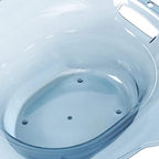 Generic Sitz Bath Basin for Toilet, Bidet Toilet Tub Anti Overflow, Universal, Reusable, Portable Hangable Steam Seat Hip Bath for Women Men Elderly, Blue