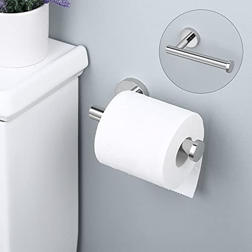 KES Toilet Paper Holder SUS 304 Stainless Steel Storage Rustproof Bathroom Paper Towel Dispenser Tissue Roll Hanger Contemporary Style Wall Mount, Polished Finish, A2175S12