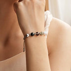 Moon Phase Crystal Healing Bracelet for Women, Natural Stone Beaded Bracelet with Moonstone, Spiritual Bracelets for Intuition, Emotional Balance, Intention Setting, Gifts for Her