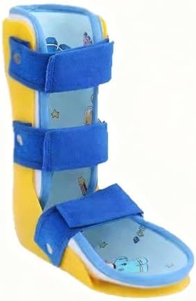 Pediatric AFO Kids Ankle Foot Brace Drop Foot Splint for Child Toddler Ankle Foot Orthosis Night Splint (Right Foot, Medium)