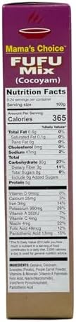 Gluten Free Fufu Mix with Cocoyam, Enriched African Food, 22 oz