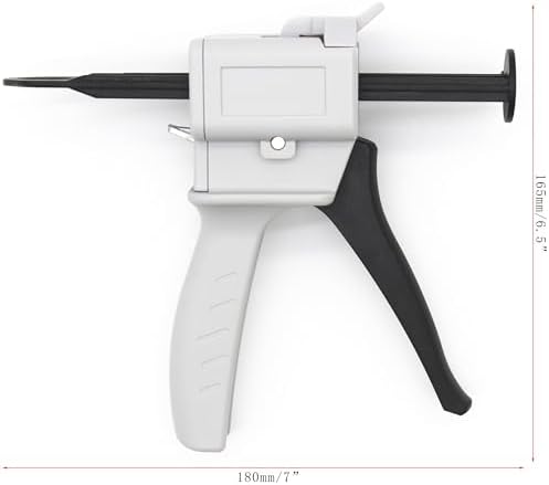10:1 Dispenser Gun 50/75ml Dental Impression Mixing Dispensing Gun Kit
