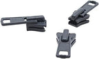 Zipper Repair Kit - #3 YKK Vislon Sliders - Color: Medium Grey #578-3 Sliders Per Pack - Made in The United States