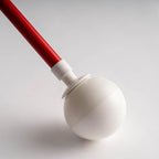 Ambutech Rolling Ball Hook Style Cane Tip. Works on The NO-JAB® Ambutech Cane. Quality Makes a World of Difference.