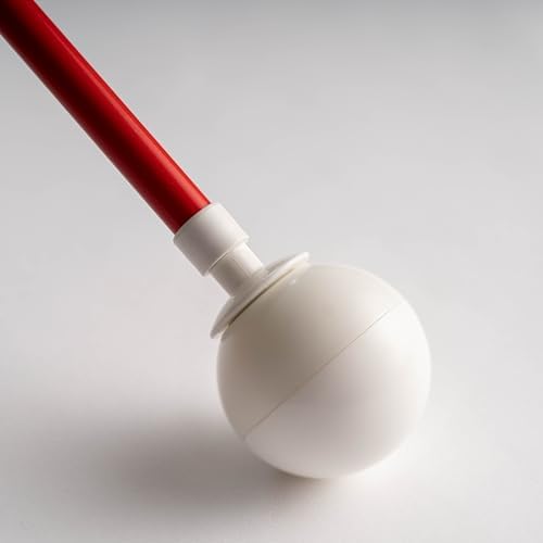 Ambutech Rolling Ball Hook Style Cane Tip. Works on The NO-JAB® Ambutech Cane. Quality Makes a World of Difference.