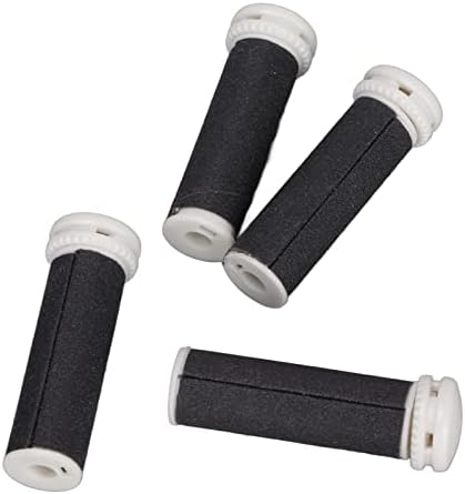 Pedicure Rollers Replacement Coarse, 4PCS Replacement Roller Refills Heads Electric Foot File Grinding Tool Replacement Head for Feet Pedicure Tool