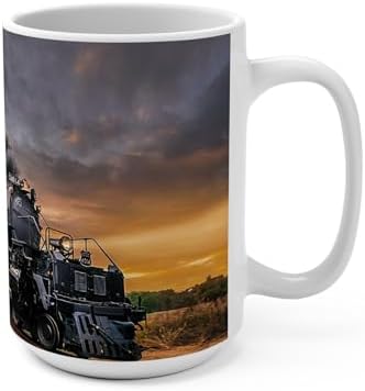 Big Boy Steam Locomotive No. 4014 Morning Steam Coffee Mug Cup 15 oz Railroad
