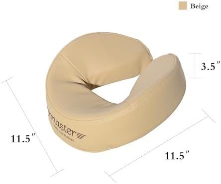 Master Massage Patented Ultra Plush Memory Foam Face Cushion Pillow Headrest