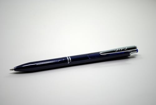 Zebra Pen, SARASA Grand Retractable Gel Pen, Solid Brass Barrel, Fast-Drying Black Ink, 0.7mm Point, Ideal for the Left Handed, Eliminates Smudging, Navy Brass Barrel, 1-Pack, (45211)
