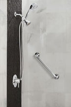 Moen YG0418CH Bathroom Safety 18-Inch Stainless Steel Modern Bathroom Grab Bar, Chrome