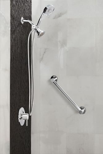Moen YG0418CH Bathroom Safety 18-Inch Stainless Steel Modern Bathroom Grab Bar, Chrome