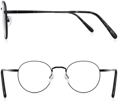 Round Reading Glasses for Women Men Vintage Retro Blue Light Blocking Computer Readers