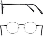 Round Reading Glasses for Women Men Vintage Retro Blue Light Blocking Computer Readers