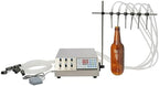 6 Heads Liquid Filling Machine 5-2000ml, Semi-Automatic Paste Liquid Filling Machine Bottle Filler Machine, Pear Syrup,Peanut Butte, Cream Viscous Liquid Filling Machine 300W