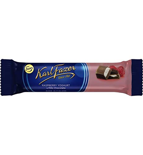 Fazer Karl Fazer Rasberry yoghurt in milk Chocolate 5 bars of 37g