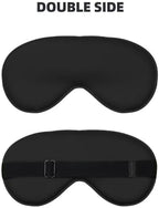 Custom Eye Mask Sleep Masks for Women Men Design Your Own Logo Photo Text Blindfolds, Sleep Eye Cover Gift for Wedding Anniversary Party Favor, PureBlakc
