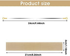 10 Pieces Impulse Sealer Replacement Parts 8 Inch Heat Seal Strips Replacement Element Grip Impulse Sealer Heating Element Service Spare Repair Kit, 200mmx2mm