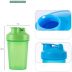 Cekaso Protein Shaker Bottle Blender for Shake and Pre Work Out, Best Shaker Cup (BPA free) w. Classic Loop Top & Whisk Ball, Kitchen Water Bottle (Rose Pink/Clear Bottle, 16OZ-400ML)