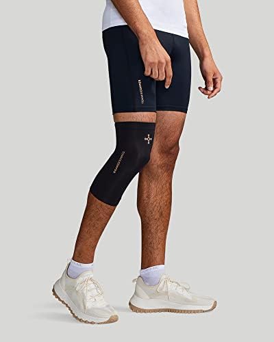 Tommie Copper - Unisex Core Compression Knee Sleeve - Black – Large