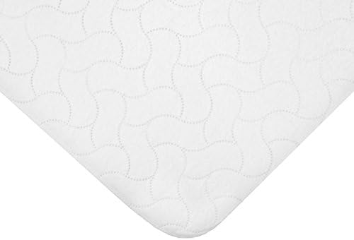 American Baby Company Waterproof Flat Reusable Multi-use Pad Protector, Quilt-Like Multi-use Protective Mattress Pad Cover for Babies, Adults and Pets, White, 27" x 36"