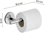 Gedy Cebu Chrome Toilet Paper Holder, Measures 6 x 18.3 x 8.5 cm and Weight 0.15 kg, Stainless Steel and Cromall Roll Holder, 10 Years Warranty, R&D Design
