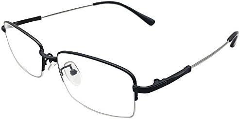 Mens Womens Half Rim Computer Reading Glasses Black Readers Anti Blue Ray +3.25 Spectacles