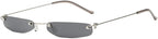 Men Women Blue Light Blocking Metal Rimless Tinted Lens Anti-UV Reading Glasses