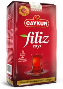 ÇAYKUR Black Tea Duo, Filiz & Caycicegi, Youngest Tea buds & Smooth Loose Leaf Blend, Perfect for Daily Enjoyment for Breakfast 500g / 17.6 Oz each