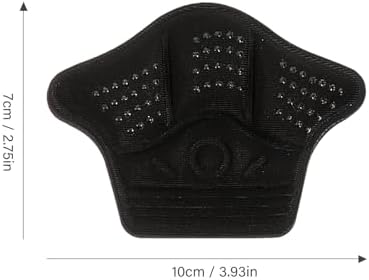 4 Pairs Shoe Heel Inserts and Heel Grips Set Anti-Slip Cushions for Loose Shoes Thick and Thin Beige and Black Pads Comfortable