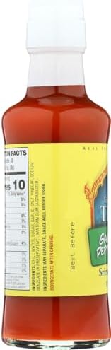 A Taste of Thai Sriracha Garlic Chili Pepper Sauce – Siracha Sauces with Bold Hot Flavor for Stir-Fry, Marinades & Dipping – Authentic Thai Chili Sauce - Non-GMO, Gluten-Free & Trans Fat-Free –(3 Pack, 7 oz Each)
