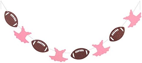 Touchdowns or Tutus Gender Reveal Banner Paper Garland Dessert Bar Bunting