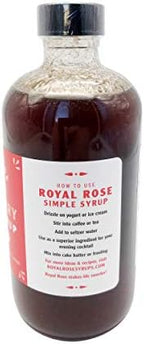 ROYAL ROSE Organic Raspberry Simple Syrup, 8 FZ