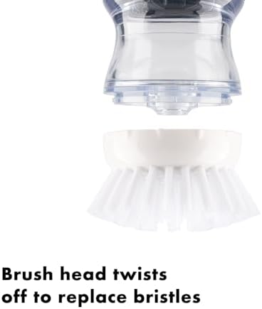 4 Pack Soap Dispensing Palm Brush Refills, Palm Brush Replacement Head, Palm Brush Refill Head, Palm Brush Refill for Soap Dispensing Palm Brush