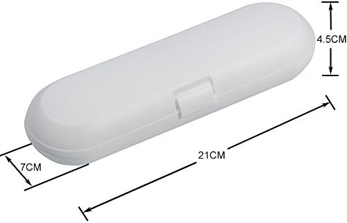 Nincha Portable Electric Toothbrush Travel Case for Philips Sonicare Series-Durable, Environmentally Friendly, Breathable, Food-Safe Plastic Material(White)
