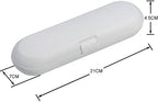 Nincha Portable Electric Toothbrush Travel Case for Philips Sonicare Series-Durable, Environmentally Friendly, Breathable, Food-Safe Plastic Material(White)
