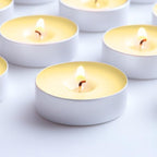 DecorRack 30 Tealight Candles, French Vanilla Scented, Aromatherapy, Pleasant Fragrance, Scented Home Decor, Votive Long Lasting Candles (3 Packs of 10)