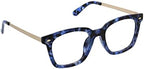 Peepers by PeeperSpecs womens Limelight Oversized Blue Light Blocking Reading Glasses