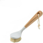 2pcs Kitchen Wooden Long Handle Cleaning Brush Pan Pot Bowl Tableware Dish Washing Home Tool