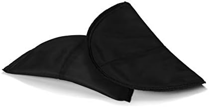 Dritz 103562 53078-1 Shoulder Pads, Covered Set-in, 1/2-Inch, Black